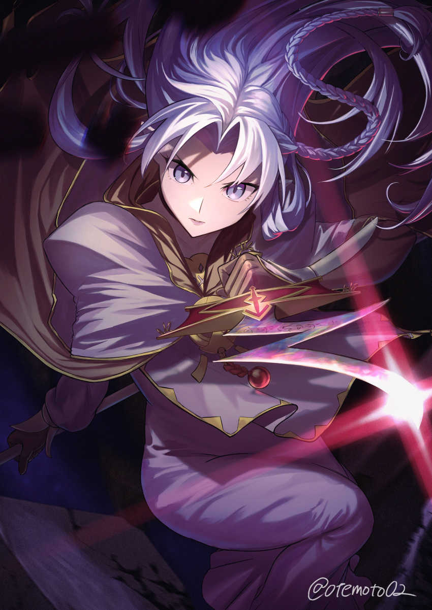 1girl, absurdres, artist_name, blue_eyes, blue_hair, braid, dress, fate/stay_night