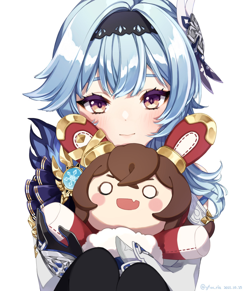 1girl, :d, absurdres, animal_ears, bangs, bare_shoulders, baron_bunny_(genshin_impact), black_footwear