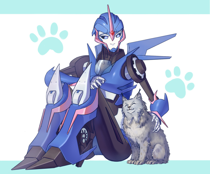 1girl, absurdres, alien, arcee, blue_eyes, blue_panties, boots, breasts