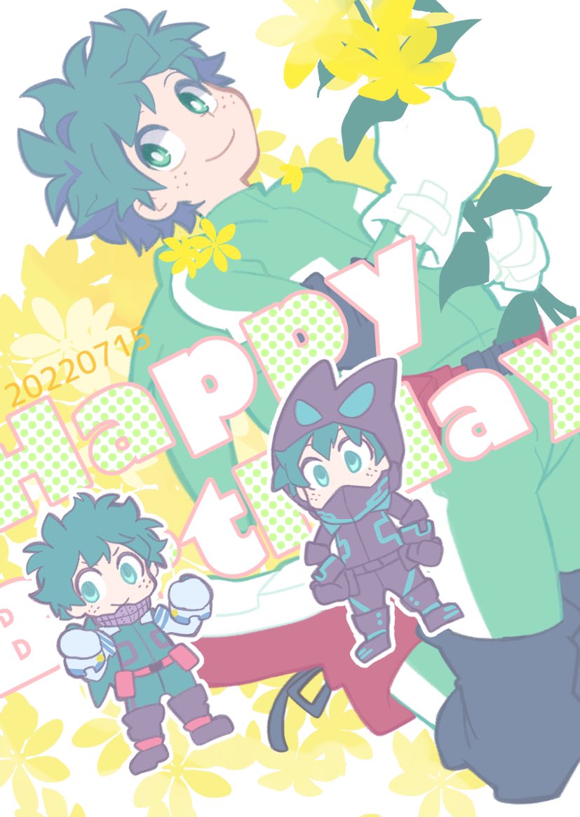1boy, belt, bodysuit, boku_no_hero_academia, boots, chibi, clenched_hands, closed_mouth