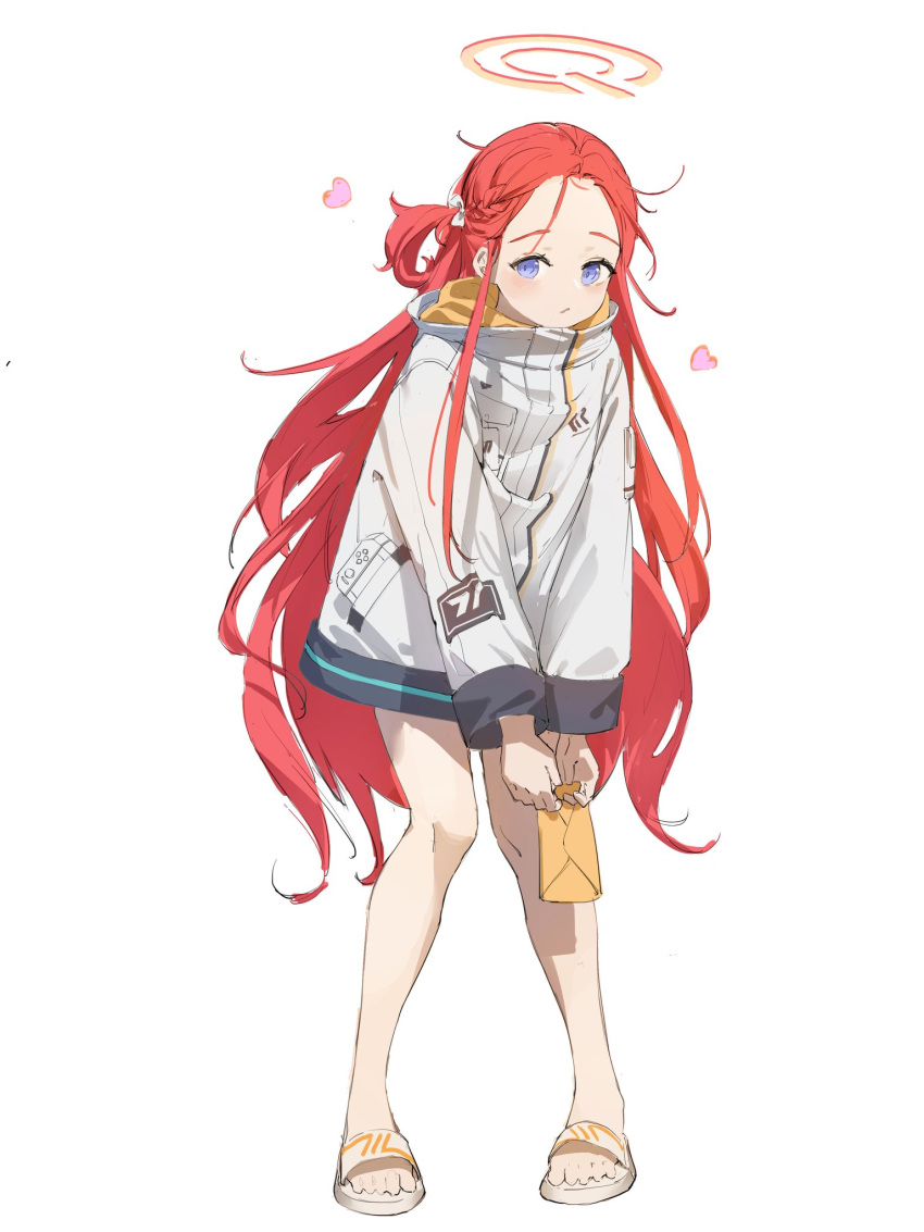 1girl, 2t_(vmyz7342), bangs, bare_legs, blue_archive, blue_eyes, bow, braid