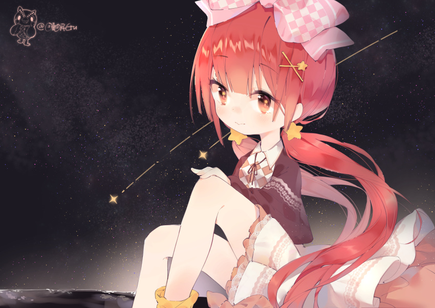 +_+, 1girl, :d, absurdres, animal_crossing, blue_eyes, bow, brown_hair