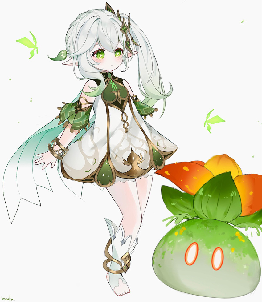 1girl, bangs, bloomers, bracelet, cape, commentary, cross-shaped_pupils, detached_sleeves