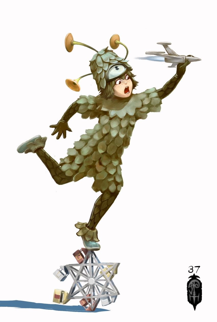 1boy, afterburner, aircraft, airplane, alien, antennae, captured, character_request