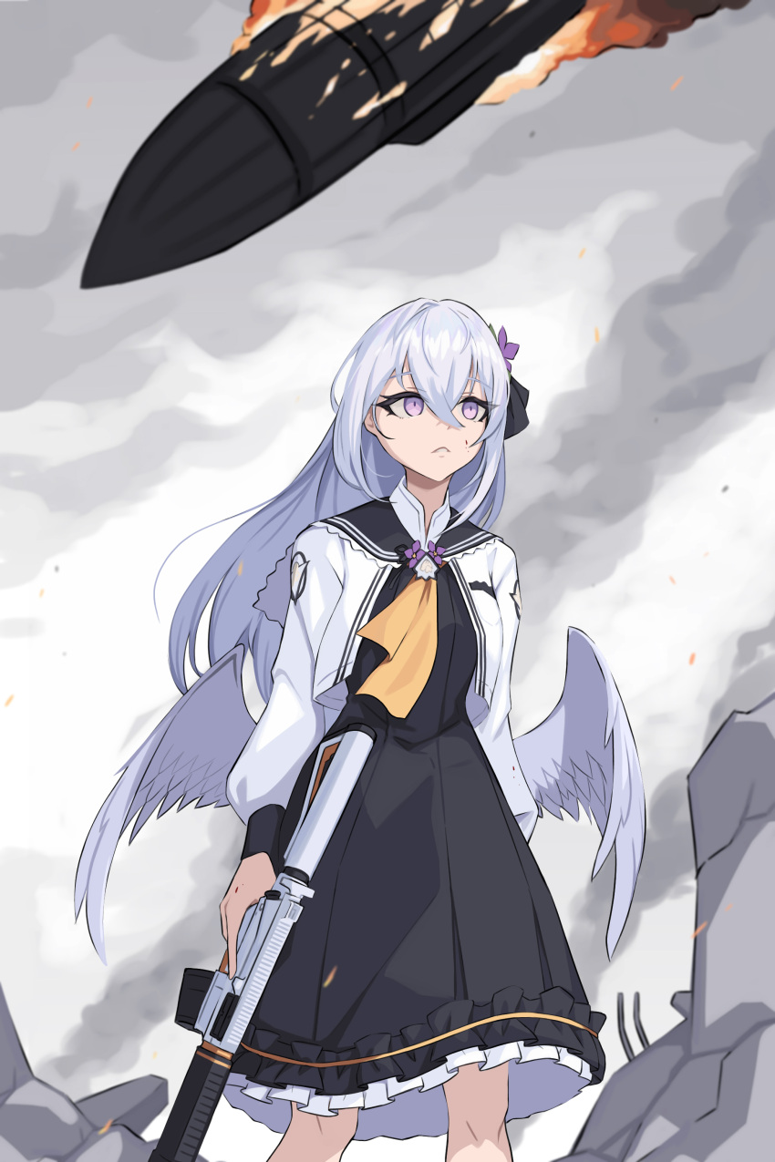 1girl, absurdres, amatsuji, azusa_(blue_archive), blue_archive, blush, commentary_request, copycat001