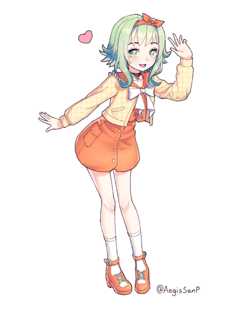 1girl, :d, a.i._voice, aegissanp, bangs, blush, choker, commentary
