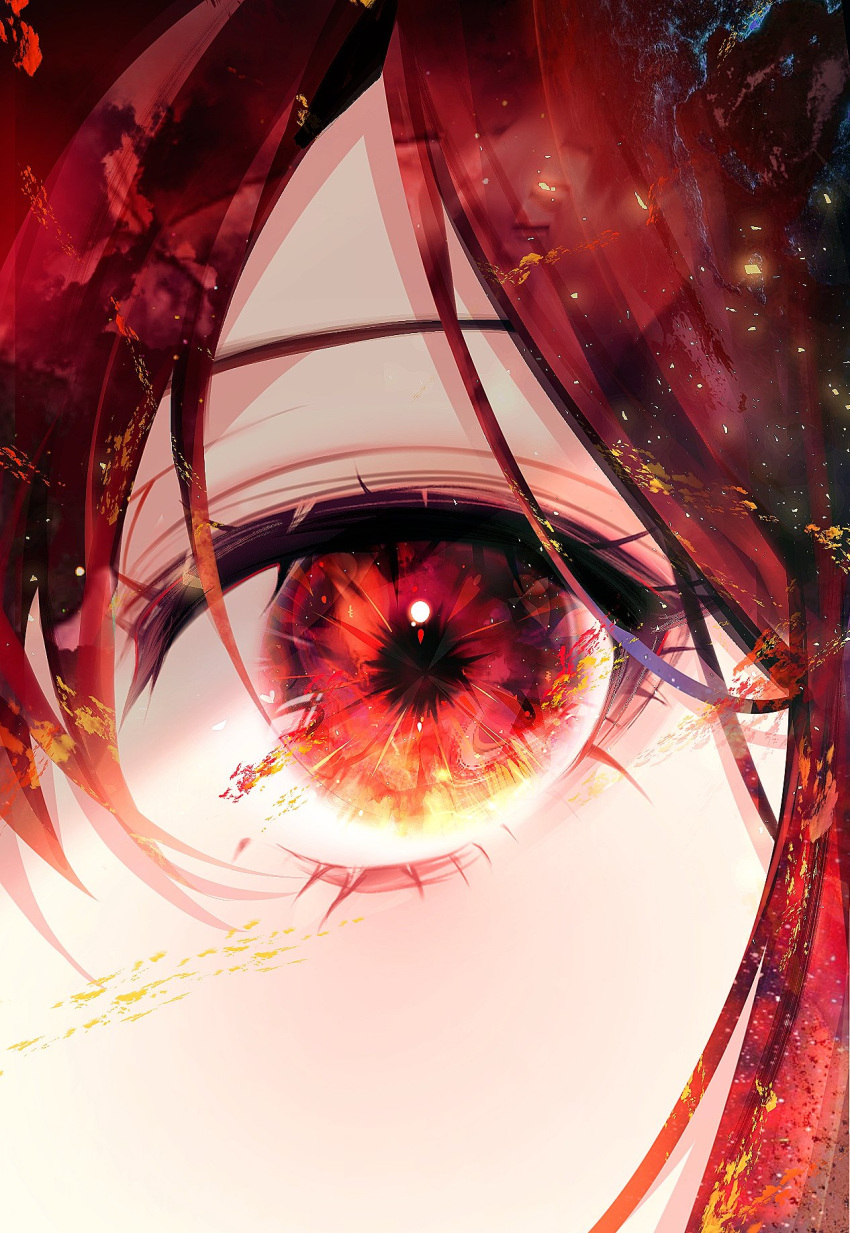 1boy, 58_(opal_00_58), bangs, close-up, colored_sclera, continents, earth_(planet), eyelashes