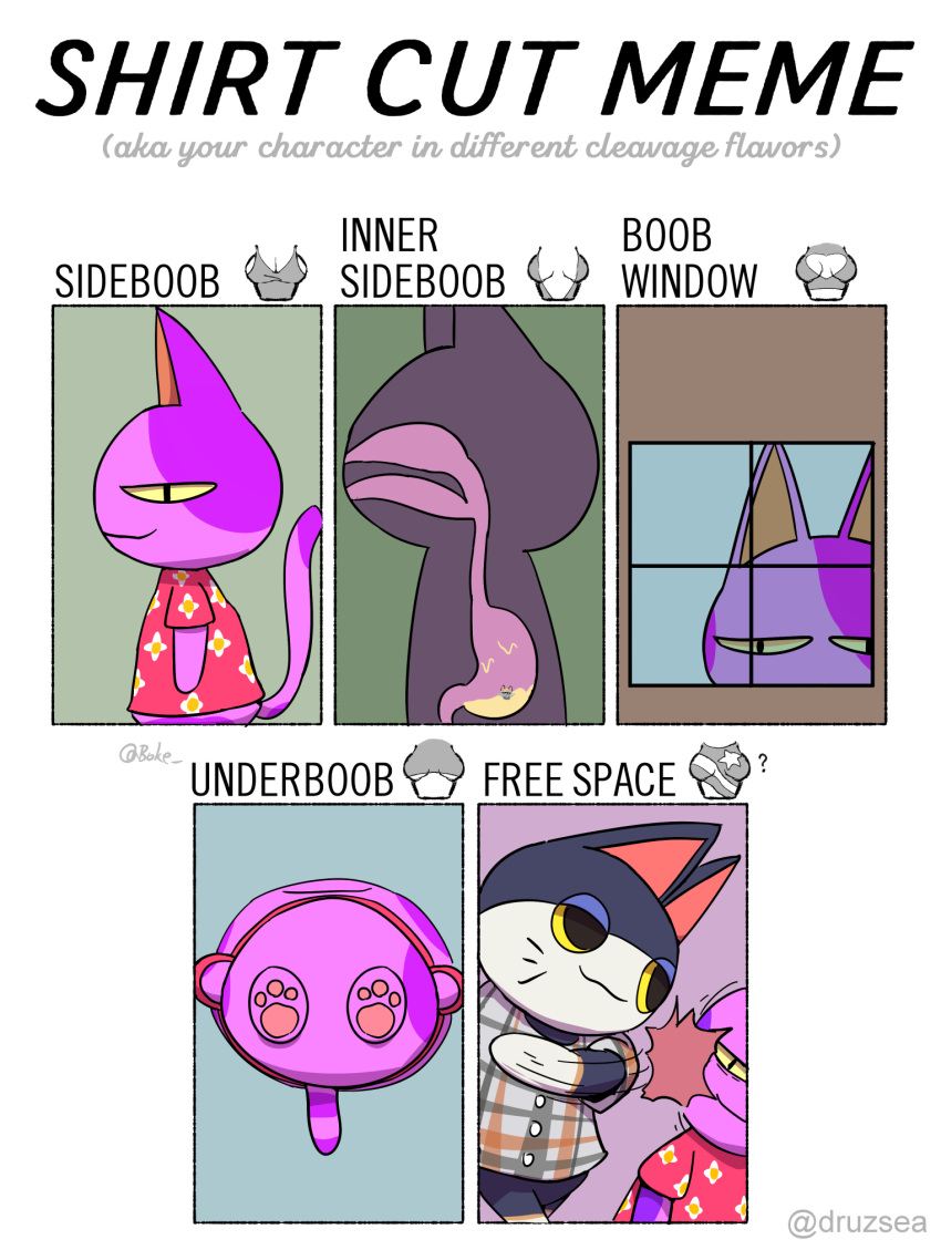 3boys, :3, animal_crossing, animal_ears, animal_feet, arms_at_sides, artist_name, barefoot