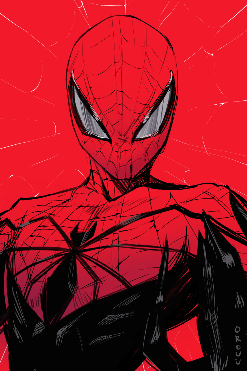 1boy, black_gloves, gloves, highres, looking_at_viewer, male_focus, marvel, mask
