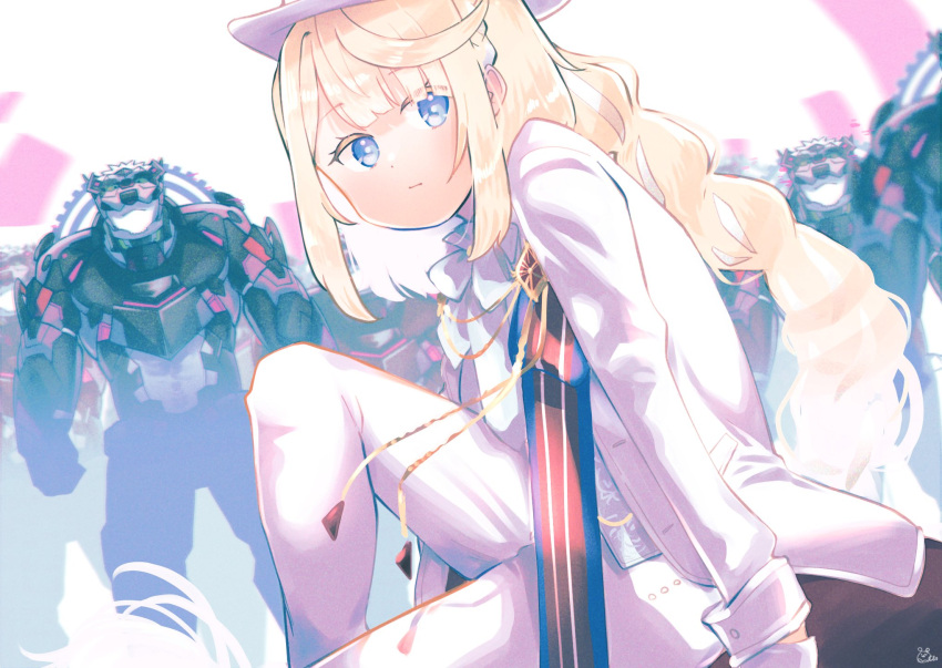 2boys, animal_ears, bangs, bear_boy, bear_ears, blonde_hair, blue_eyes, braid