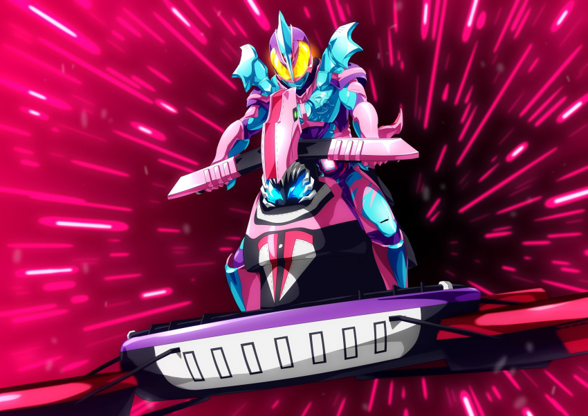 2boys, aircraft, alternate_form, armor, blue_armor, driver_(kamen_rider), faiz, highres