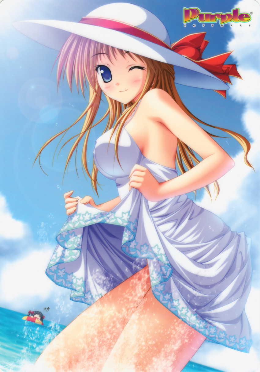 akiiro_renka, dress, purple_software, sera_kasumi, summer_dress, tokura_tsubasa, tsukimori_hiro, yuuki_makoto