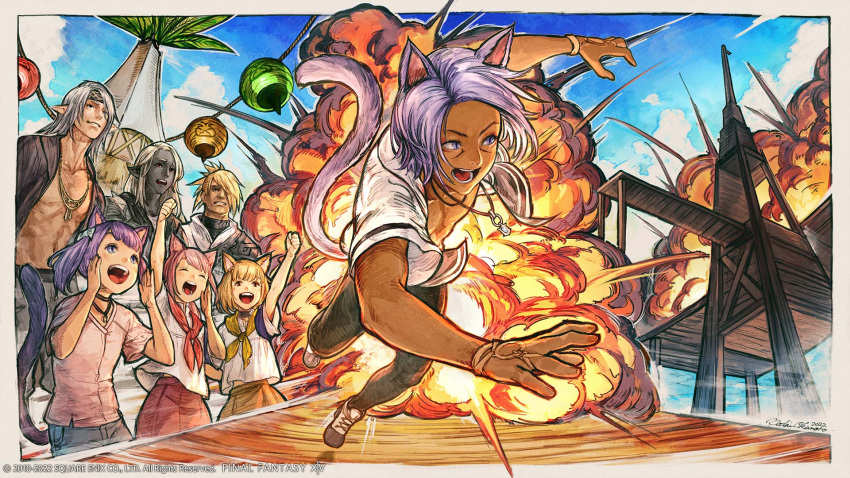 final_fantasy, final_fantasy_xiv, highres, official_art, okamoto_koudai, tagme