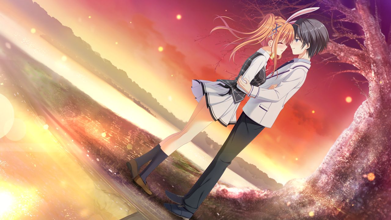 1boy, 1girl, animal_ears, black_hair, black_necktie, black_pants, black_socks, black_vest