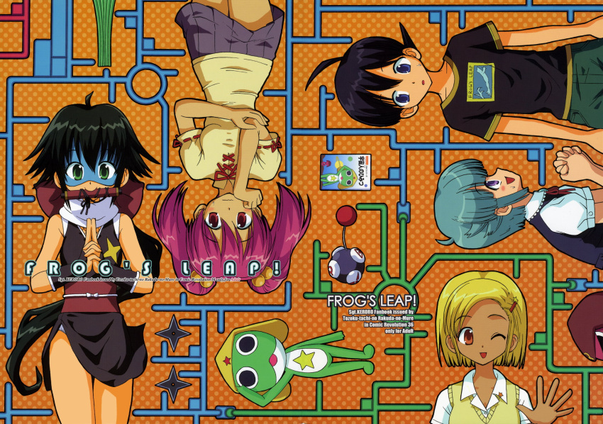 angol_mois, azumaya_koyuki, betty, fuyuki_hinata, keroro_gunsou, momoka_nishizawa, natsumi_hinata, touzokutachi_no_rakuda_no_mure