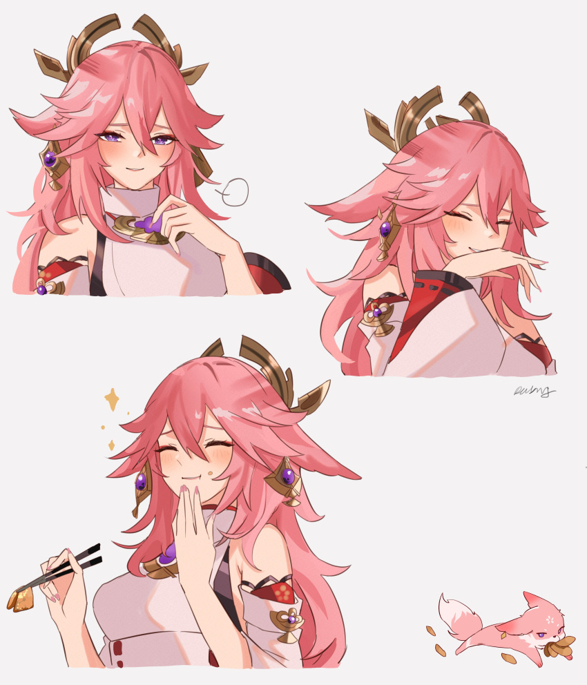 1girl, :t, absurdres, animal, animal_ears, artist_name, bangs, bare_shoulders