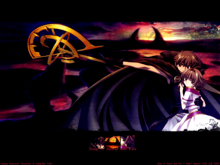 clamp, princess_sakura, sakura, sakura-hime, syaoran, tsubasa, tsubasa_reservoir_chronicle