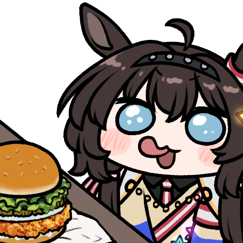 1girl, ahoge, animal_ears, blue_eyes, brown_hair, burger, chibi, chicken_sandwich