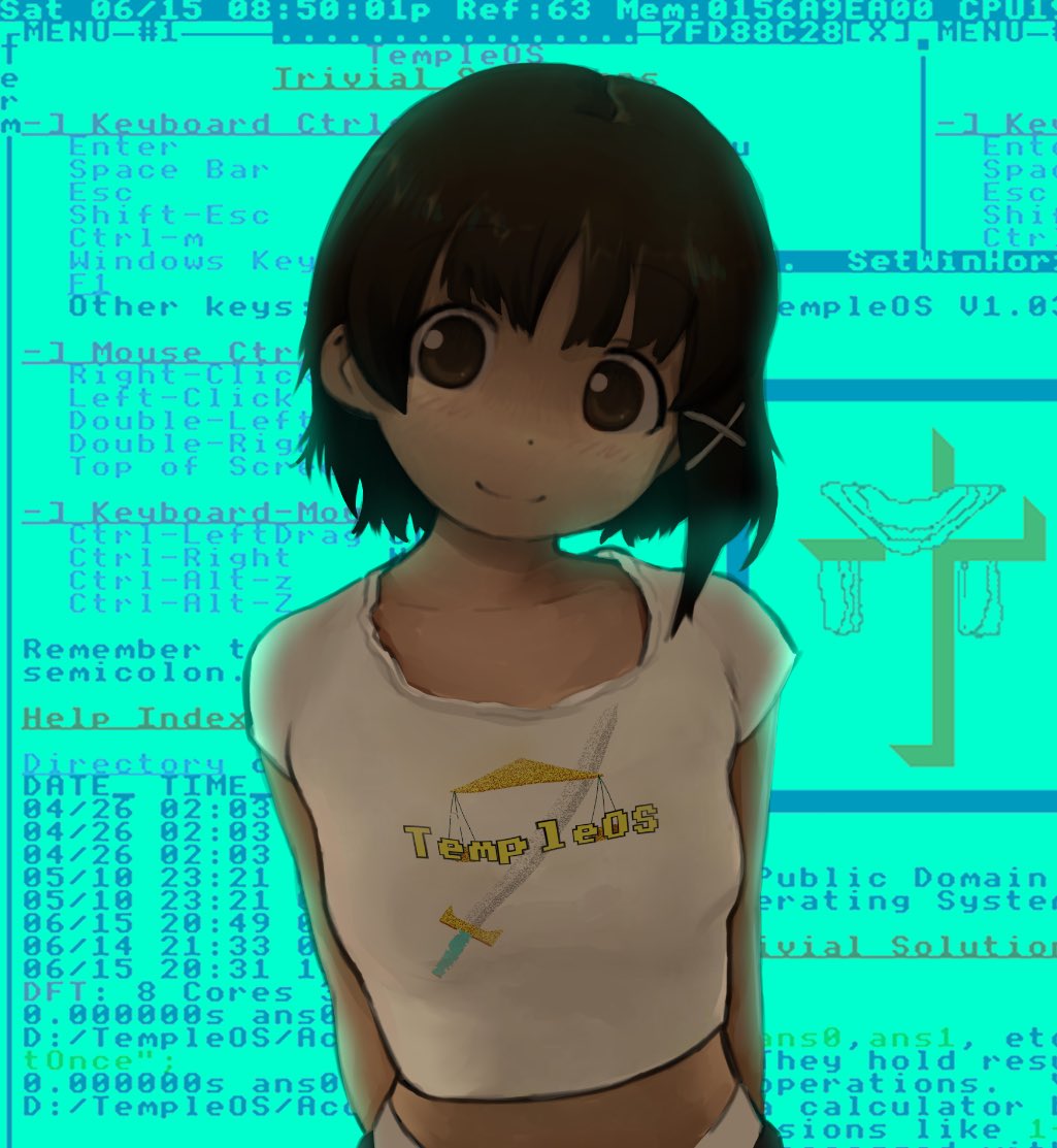 1girl, arms_behind_back, backlighting, bangs, blunt_bangs, breasts, brown_eyes, brown_hair