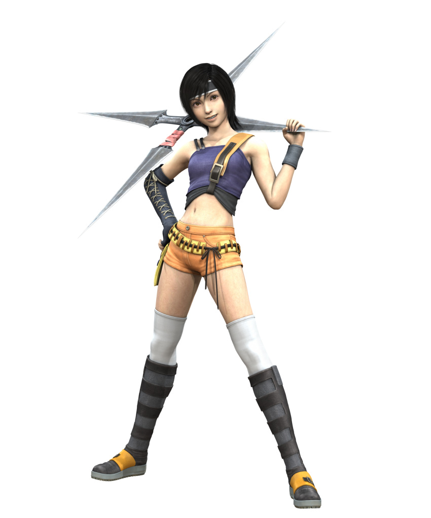 cg, dirge_of_cerberus, final_fantasy, final_fantasy_vii, yuffie_kisaragi