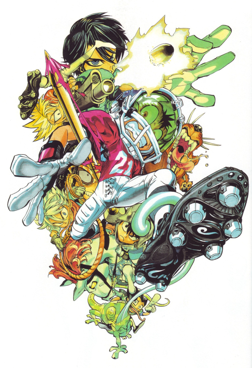 eyeshield_21, habashira_rui, hiruma_yoichi, kaitani_riku, kakei_shun, kobayakawa_sena, kongo_agon, male