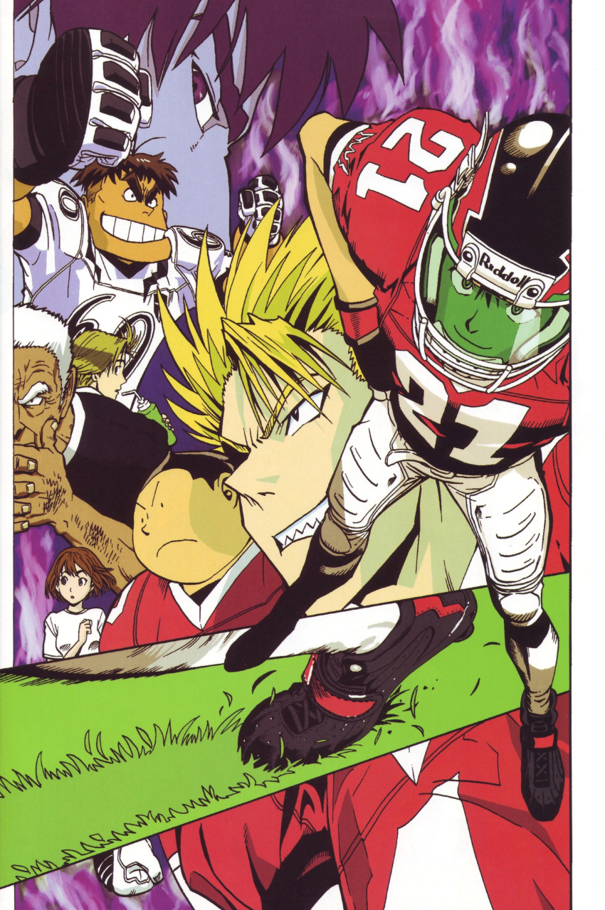 anezaki_mamori, eyeshield_21, hiruma_yoichi, kobayakawa_sena, kurita_ryokan, otawara_makoto, sakuraba_haruto, shin_seijuuro
