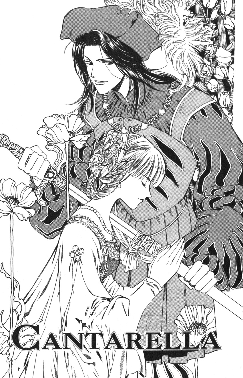 cantarella, cesare_borgia, lucrezia_borgia, monochrome, you_higuri