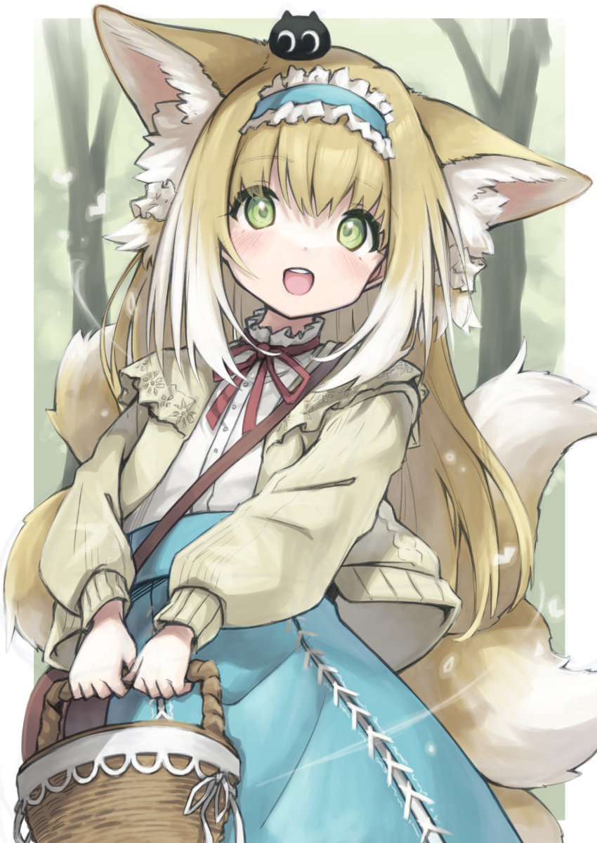 1girl, absurdres, alternate_costume, alternate_hairstyle, animal_ear_fluff, animal_ears, animal_on_head, arknights