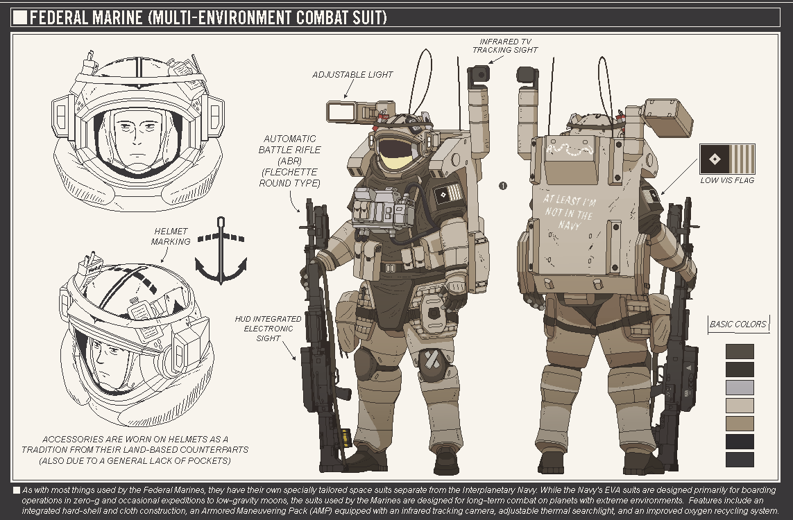 1boy, ammunition_pouch, astronaut, belt_pouch, bulletproof_vest, english_commentary, english_text, full_body
