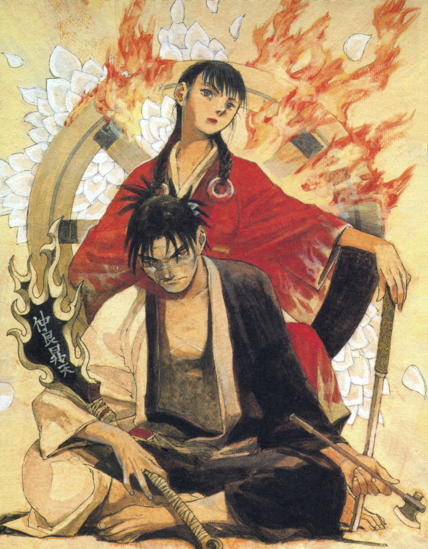 asano_rin, blade_of_the_immortal, manji, samura_hiroaki, tagme