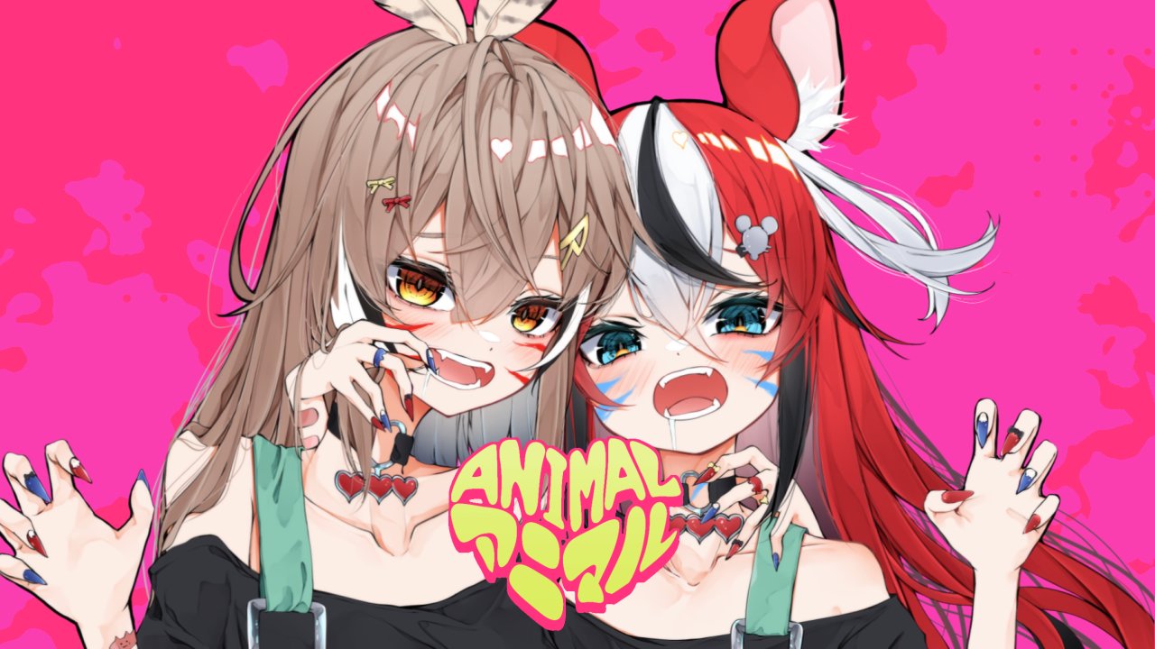 ahoge, animal_(vocaloid), animal_ears, bandaid, bandaid_on_arm, bangs, black_hair, black_shirt