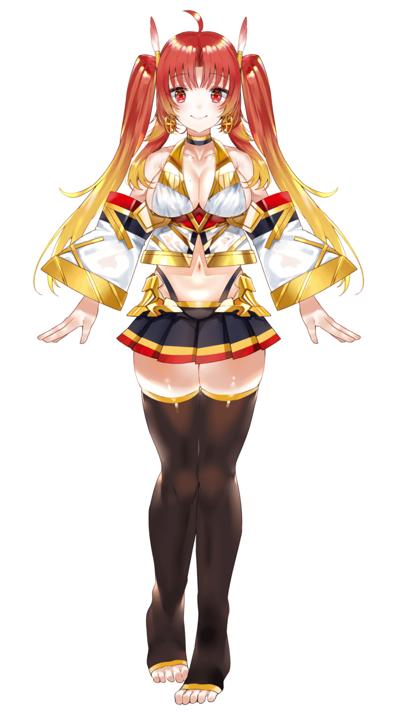 1girl, ahoge, axel-v, bangs, breasts, earrings, highres, hinokami_hikone