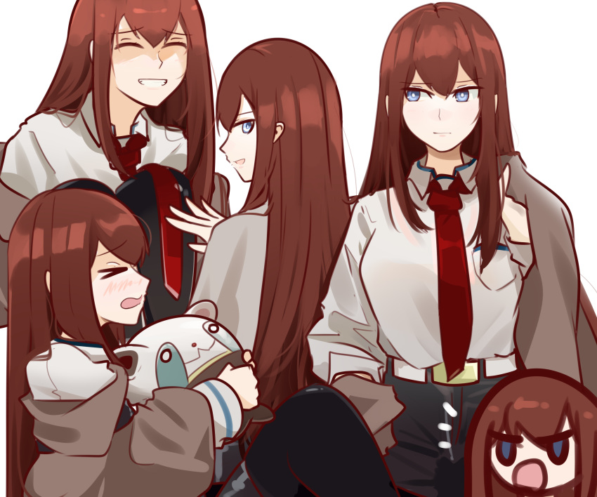 >_<, 1girl, absurdres, black_pantyhose, black_shorts, blue_eyes, brown_hair, closed_eyes