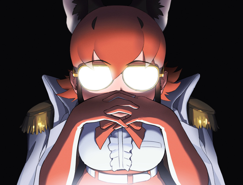 1girl, animal_costume, animal_ear_fluff, animal_ears, beleven, belt, borsalino_(kizaru), borsalino_(kizaru)_(cosplay)