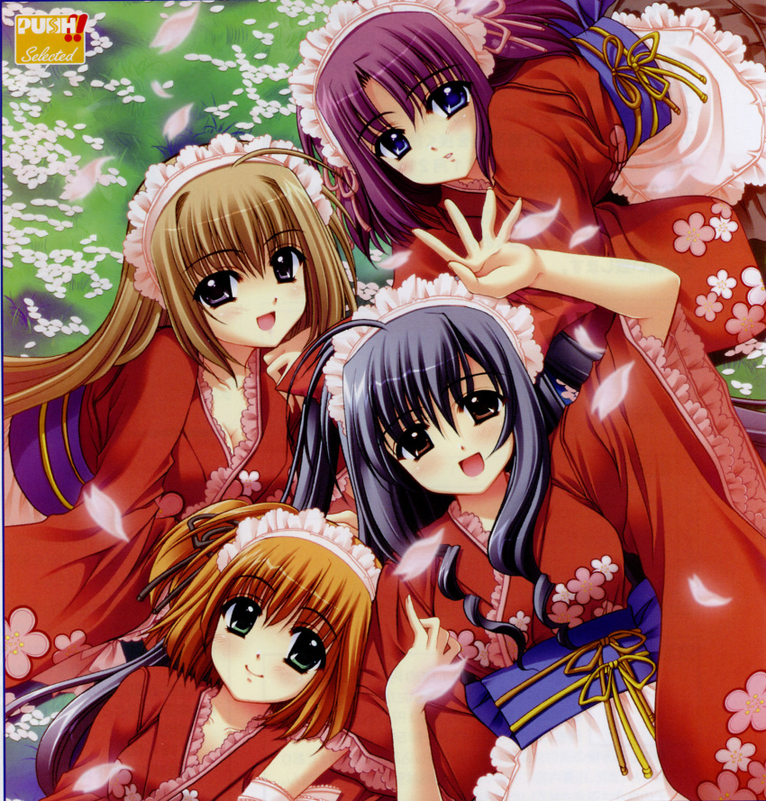 eclair_(ne_pon_rai_pon), kimono, lolita_fashion, madeleine, maron_(ne_pon_rai_pon), ne_pon_rai_pon, nishimata_aoi, tiramisu