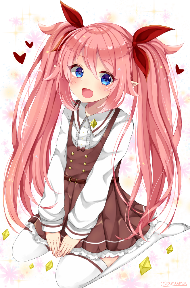 1boy, blue_eyes, bow, brown_dress, dress, frilled_dress, frills, hair_between_eyes