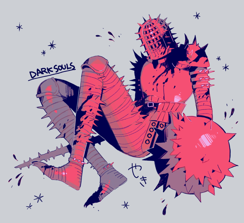 1boy, armor, covered_face, dark_souls_(series), dark_souls_i, full_armor, helm, helmet