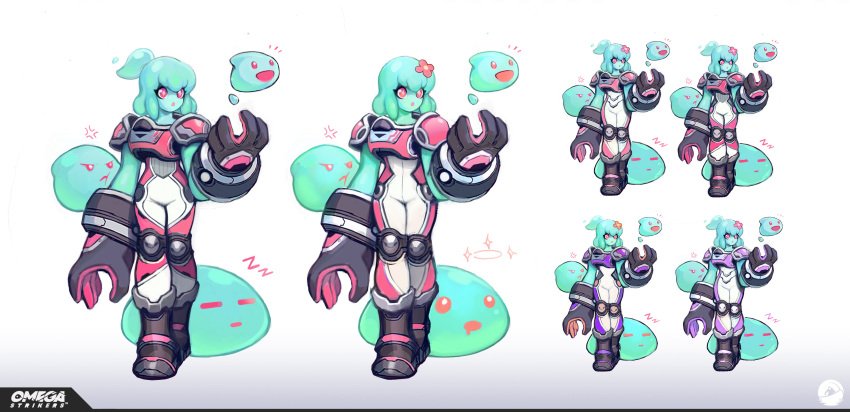 1girl, armor, concept_art, flower, full_body, hair_flower, hair_ornament, highres