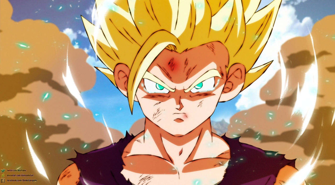 1boy, aura, dragon_ball, dragon_ball_z, lightning, male_focus, saiyan, shintani_naohiro_(style)