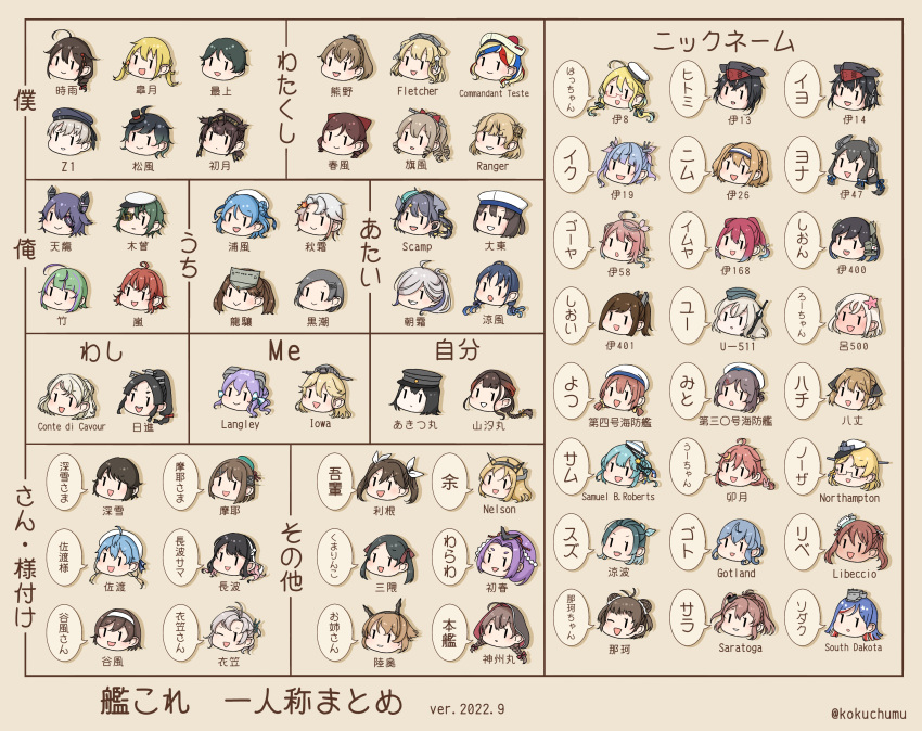 6+girls, absurdres, ahoge, akishimo_(kancolle), akitsu_maru_(kancolle), antenna_hair, aqua_hair, arashi_(kancolle)