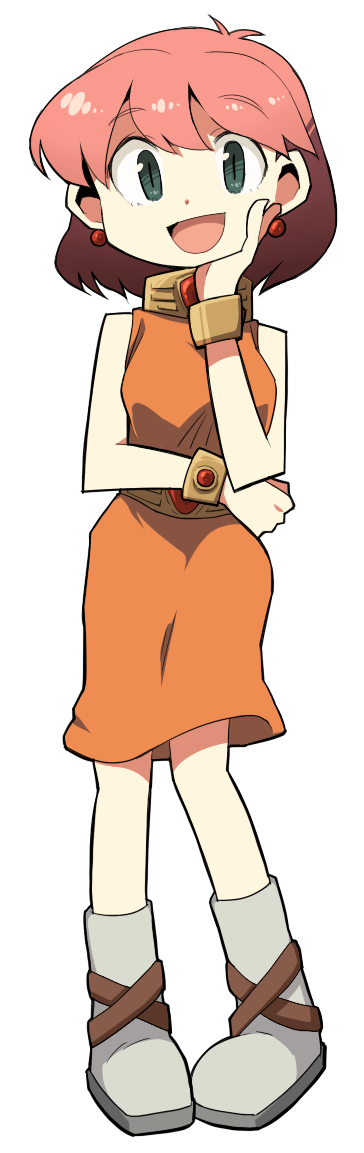 1girl, belt, breasts, dokan_(dkn), dress, earrings, final_fantasy, final_fantasy_v