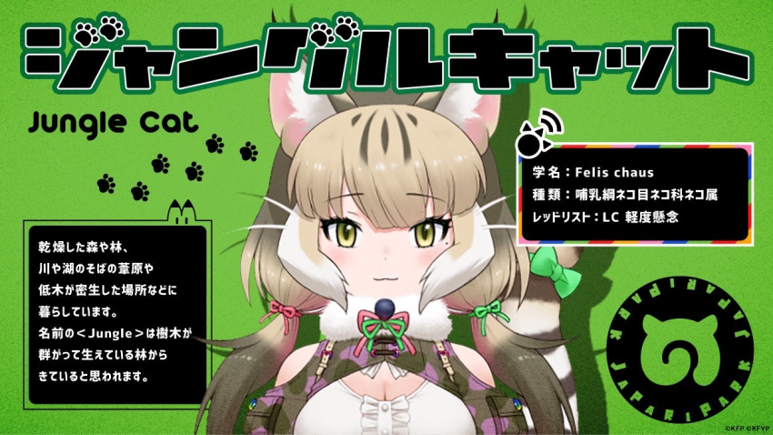 1girl, animal_ears, bow, bowtie, cat_ears, cat_girl, closed_mouth, green_eyes