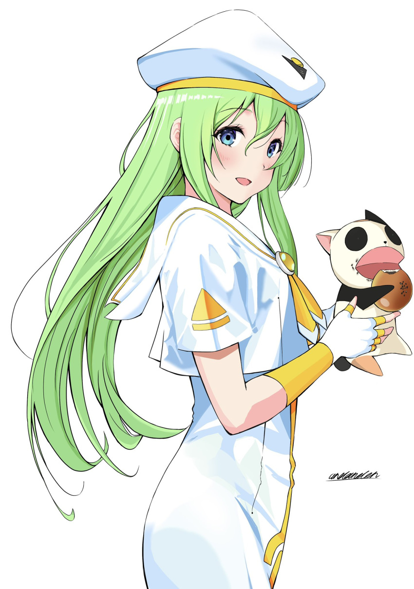 1girl, alice_carroll, andanden, aria, ascot, bangs, beret, blue_eyes