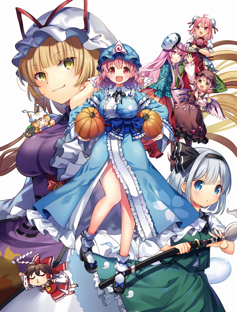 6+girls, animal_ears, aqua_shirt, bandaged_arm, bandages, bird_ears, bird_wings, black_footwear