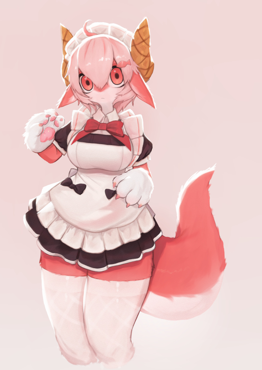 1girl, absurdres, animal_hands, breasts, dragon_girl, furry, furry_female, gloves