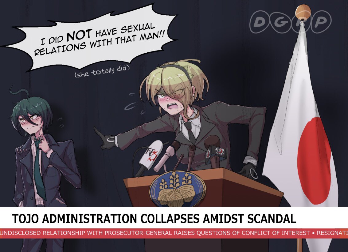 1boy, 1girl, ahoge, alternate_costume, bangs, black_jacket, black_necktie, blonde_hair