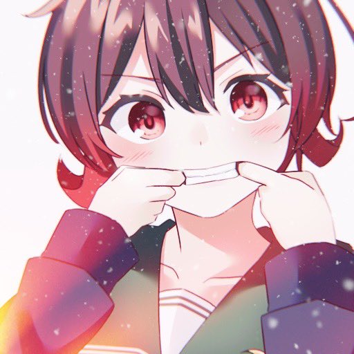 1girl, blue_jacket, brown_hair, commentary_request, gradient_hair, green_sailor_collar, grin, ishida_arata