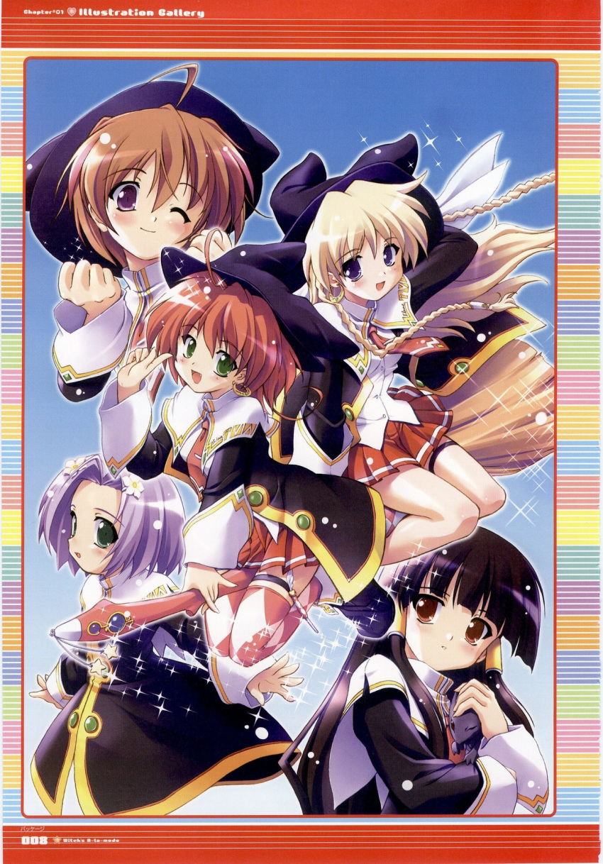 aizetto_silvia, ellene_sylvana, hagino_nana, komatsu_e-ji, majokko_a_la_mode, milcock_milky, rydia_arsenal