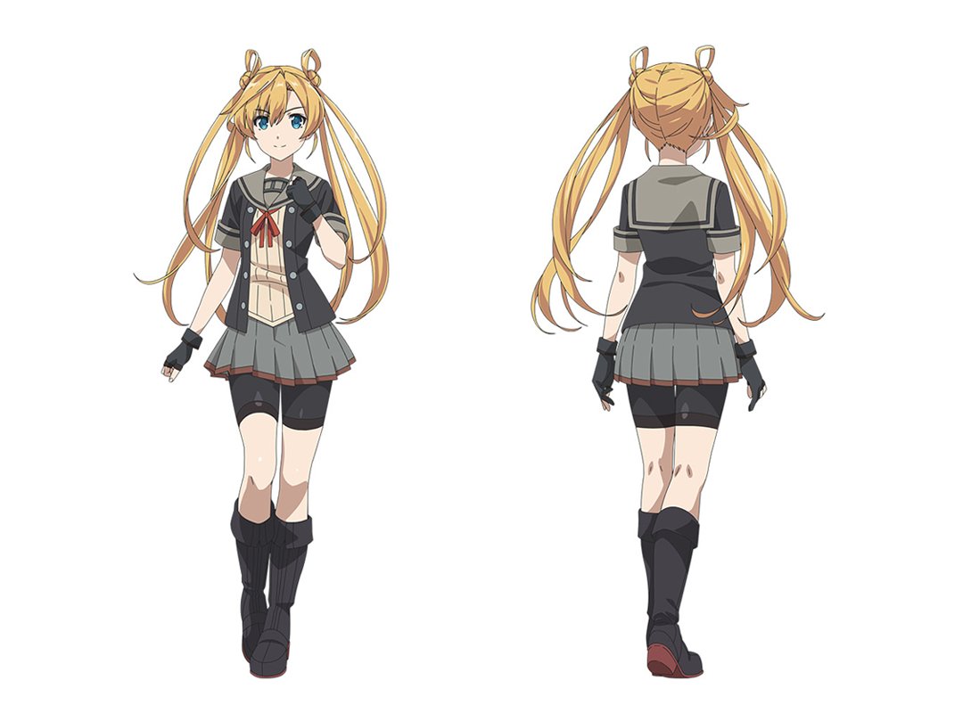 1girl, abukuma_(kancolle), abukuma_kai_ni_(kancolle), bike_shorts, bike_shorts_under_skirt, black_footwear, black_gloves, black_shorts