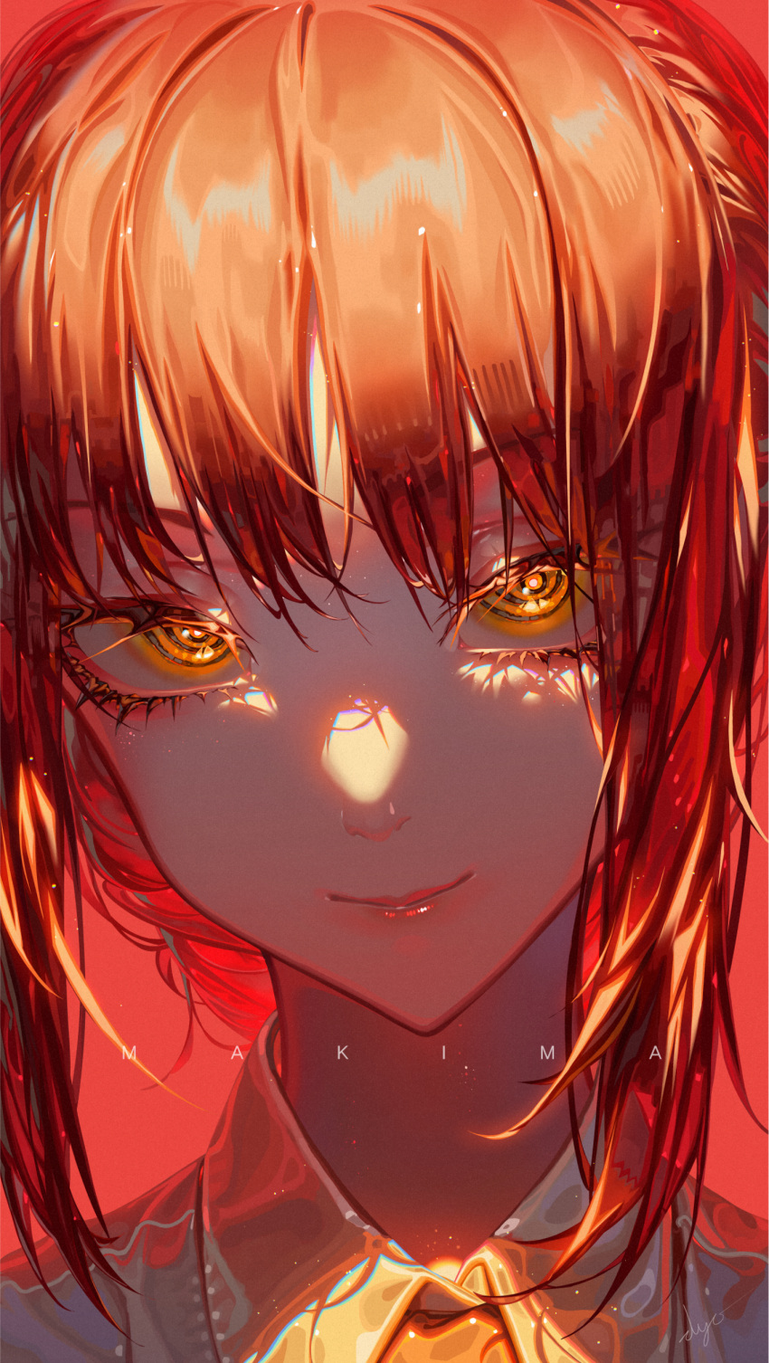 1girl, absurdres, bangs, chainsaw_man, character_name, closed_mouth, diyokama, highres